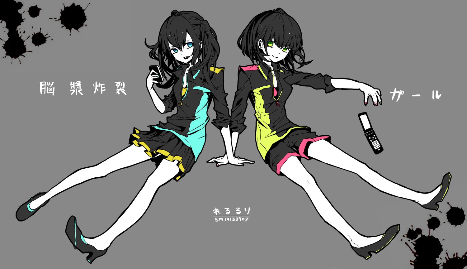 gumi, hatsune_miku, suzuya_(appon65122), vocaloid