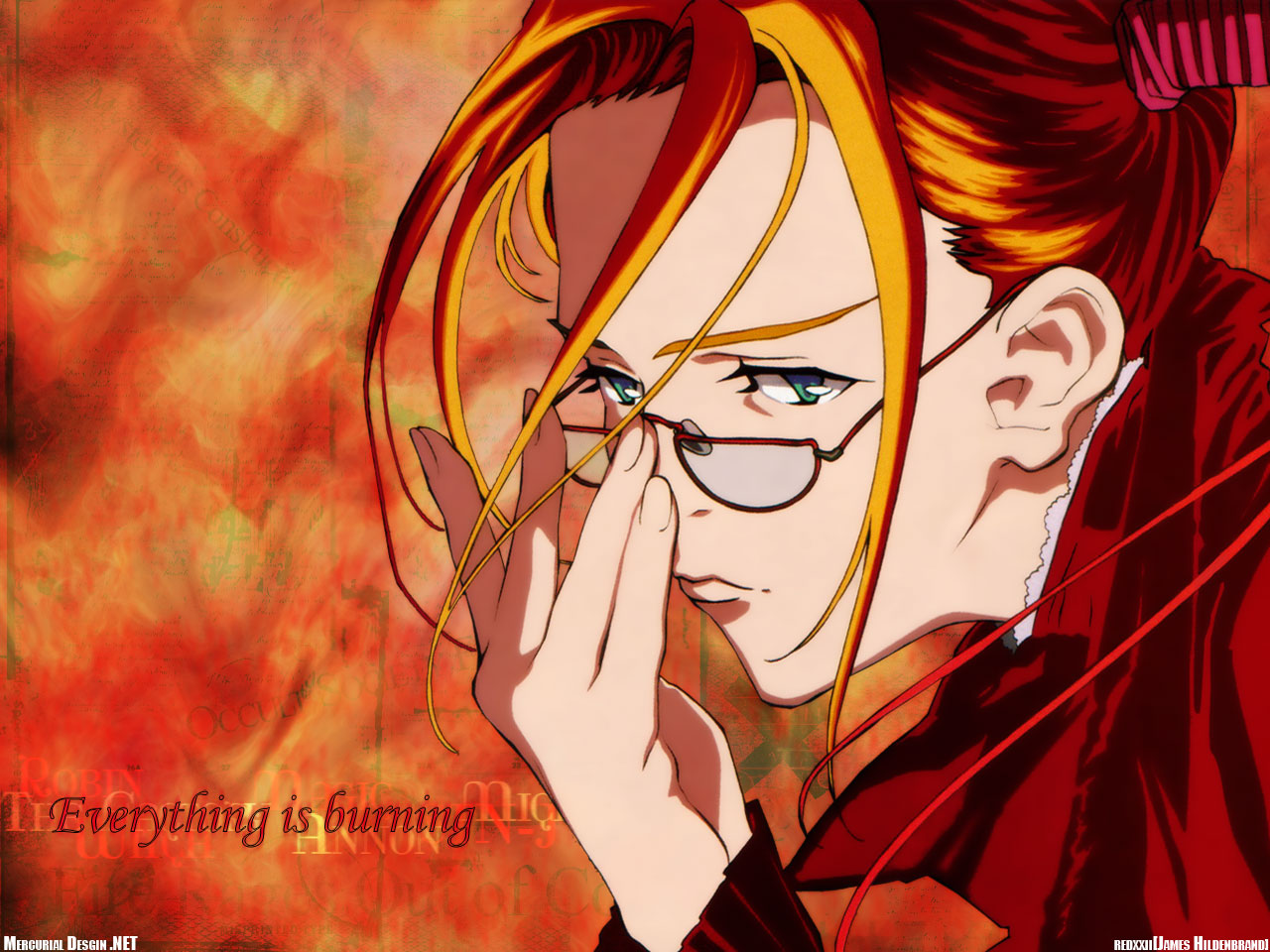 blonde_hair, glasses, green_eyes, robin_sena, witch_hunter_robin