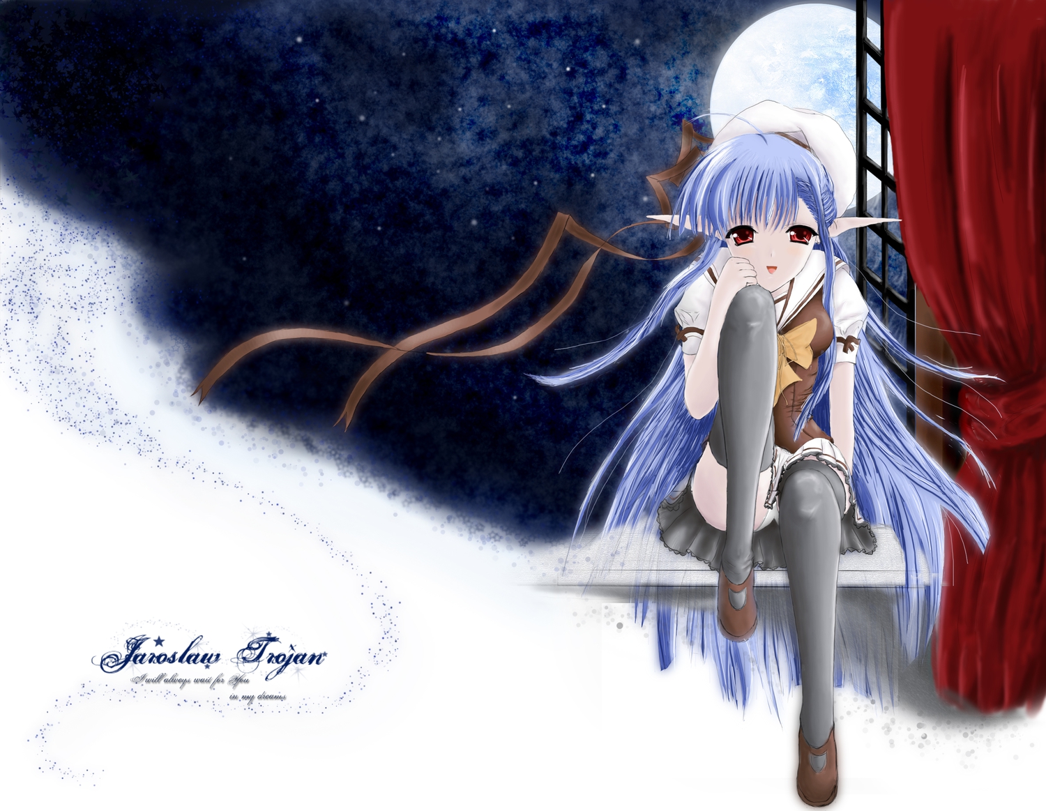 nerine, pointed_ears, shuffle