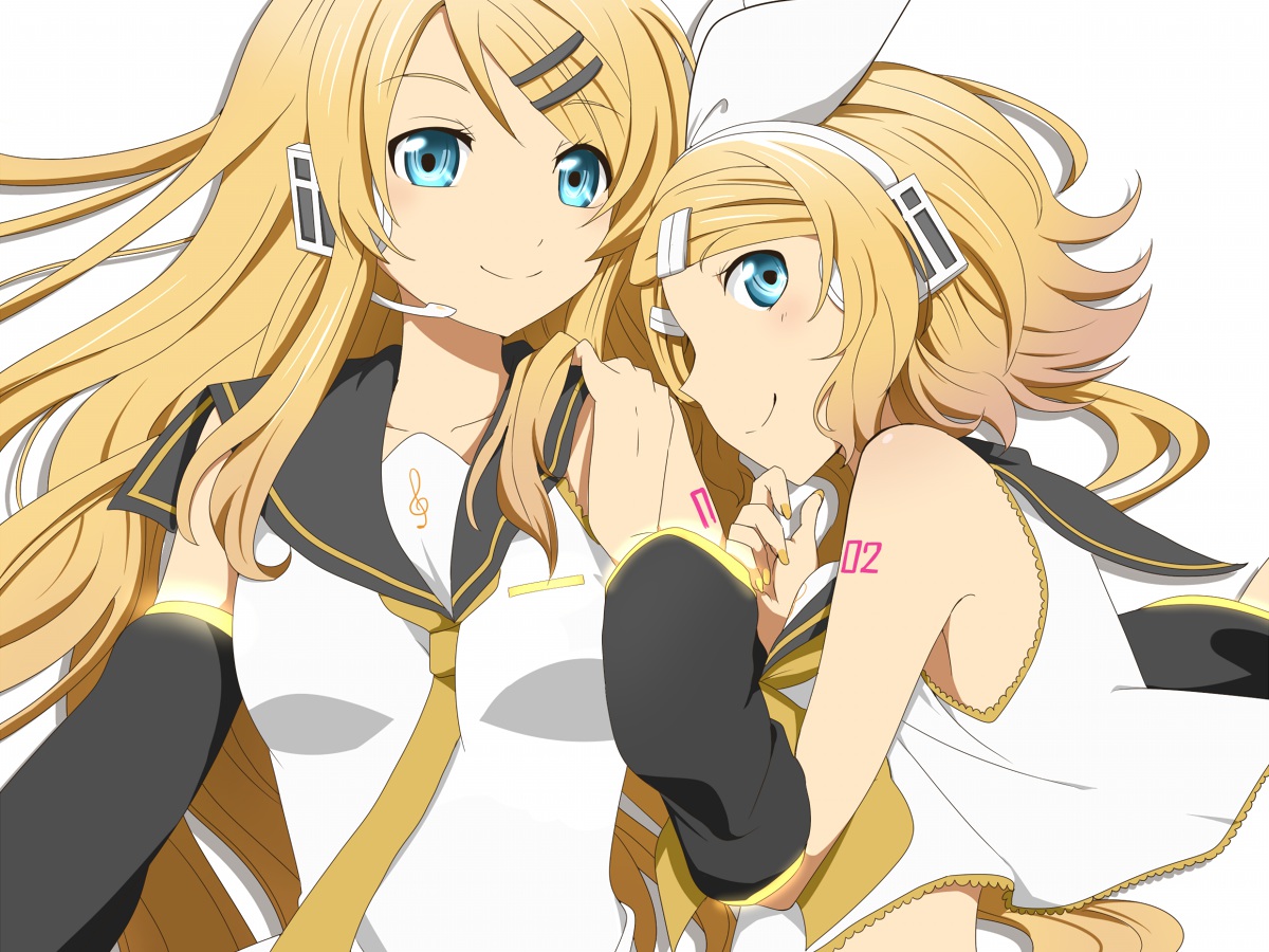 close, kagamine_rin, long_hair, rumia_(compacthuman), tie, vocaloid