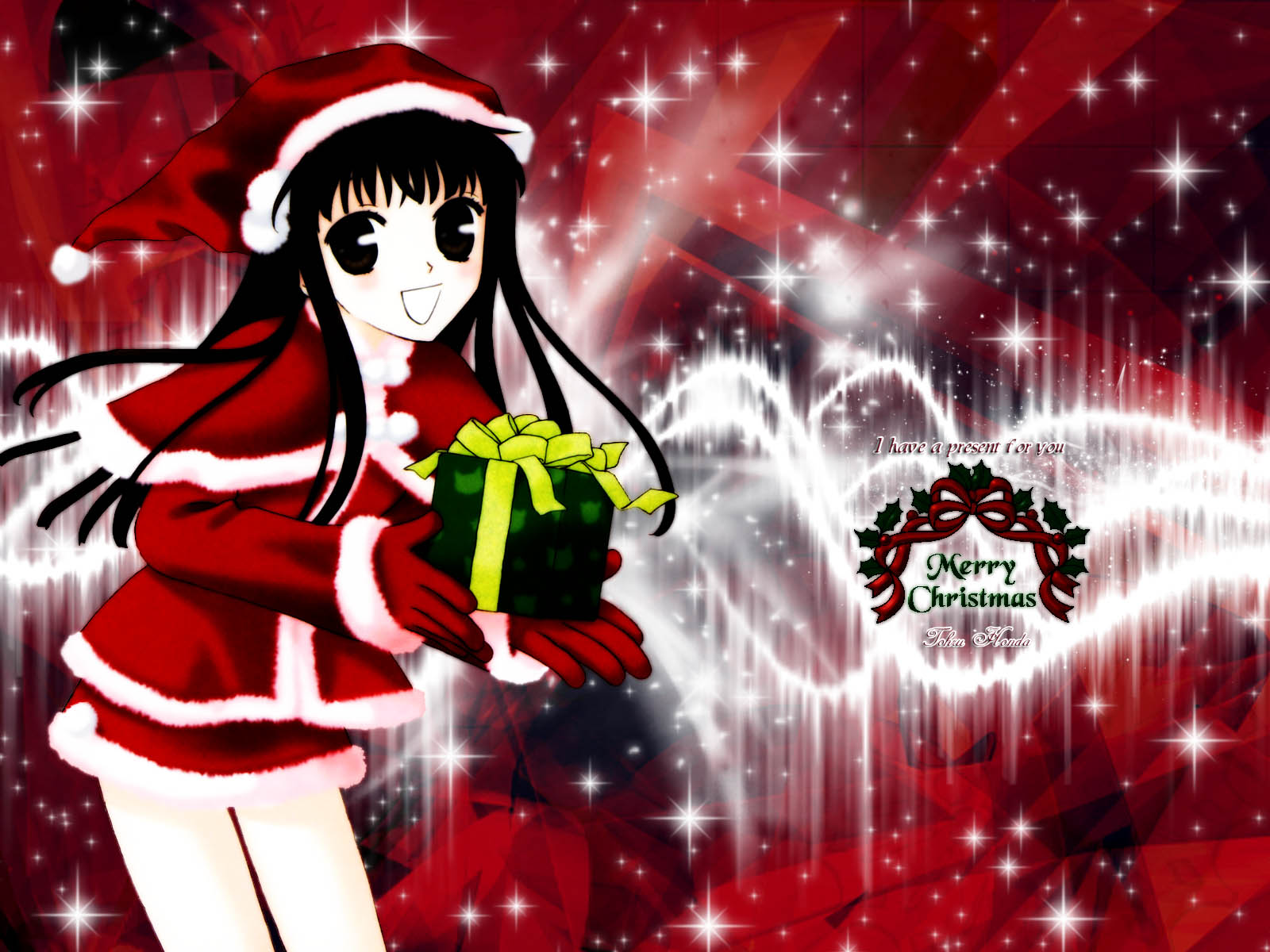 christmas, fruits_basket, honda_tohru