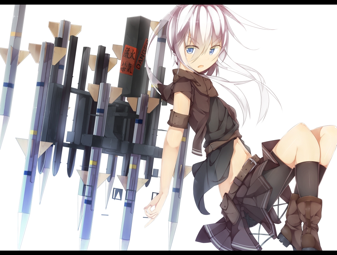 and_dokari, original, weapon, white_hair