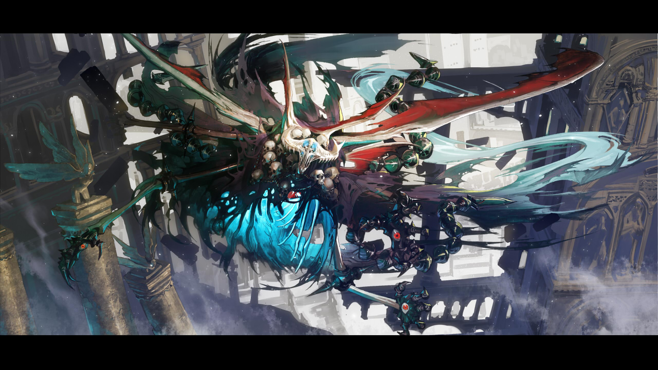 original, pixiv_fantasia, ryota-h, skull