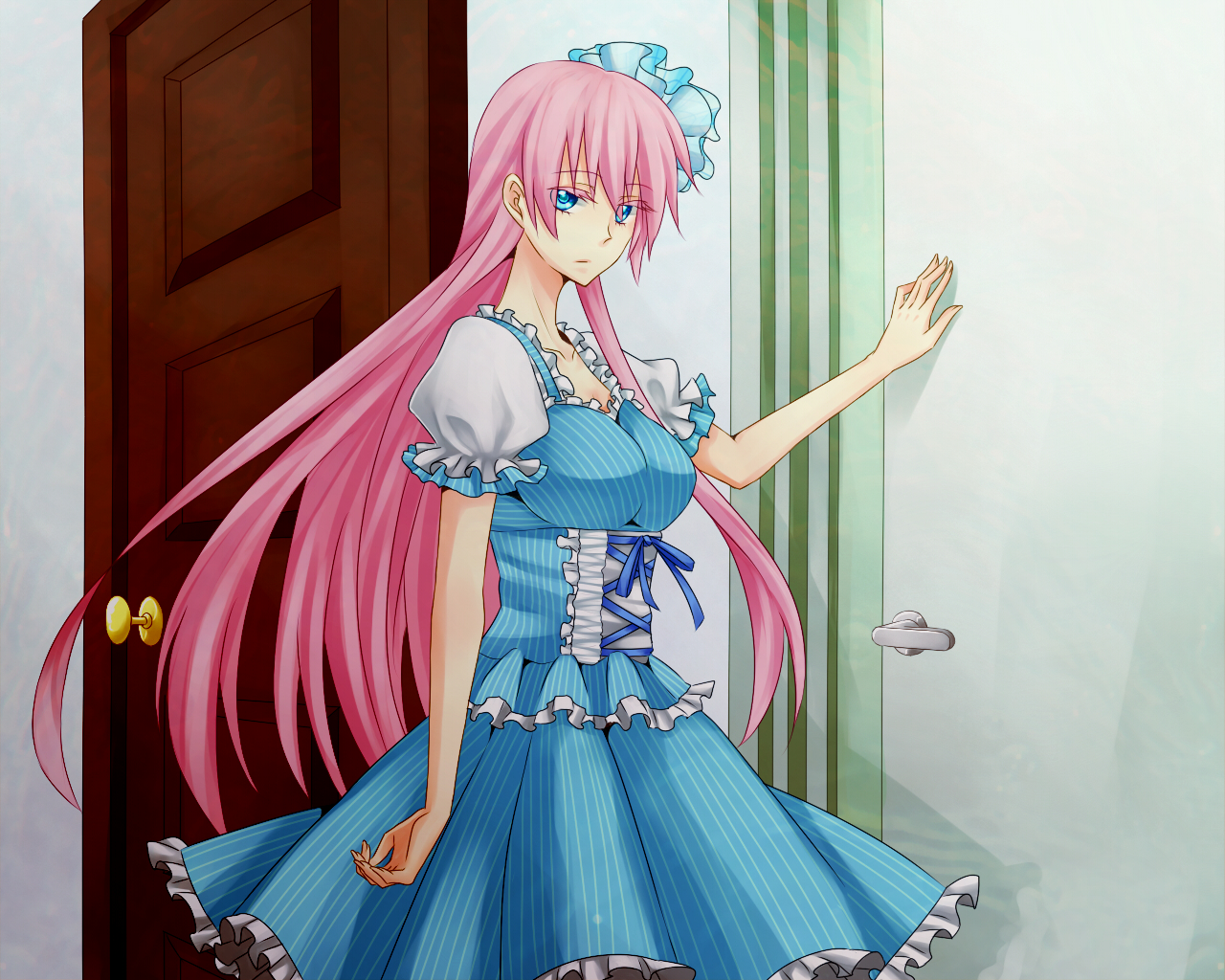 dress, lolita_fashion, megurine_luka, mozukugumi, vocaloid