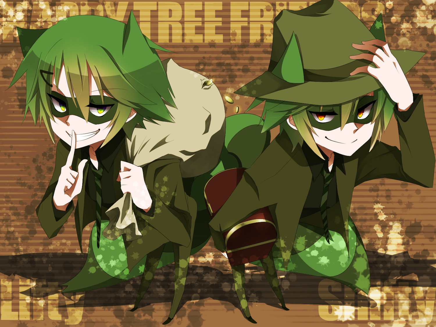 all_male, anthropomorphism, happy_tree_friends, lifty, male, shifty