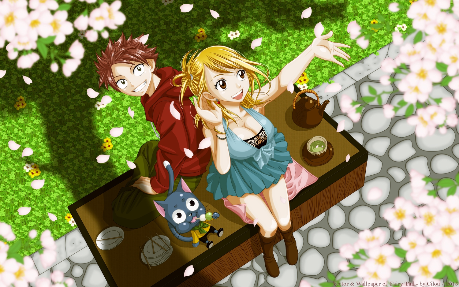 fairy_tail, happy_(fairy_tail), lucy_heartfilia, male, natsu_dragneel