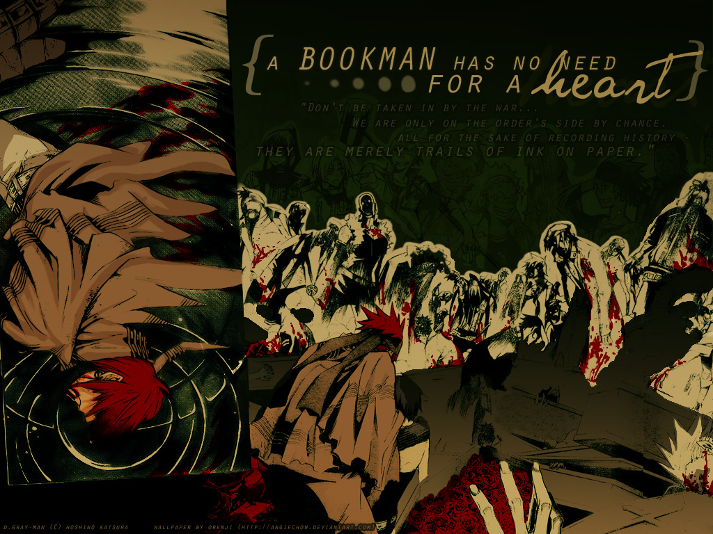 bookman, d.gray-man, dark, lavi