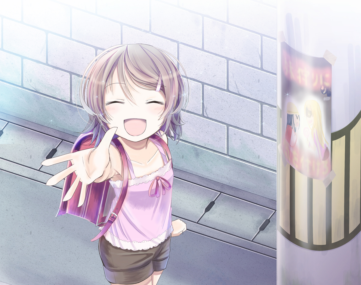 aoi_usagi_(marinebluerabbit), brown_hair, kousaka_kirino, ore_no_imouto_ga_konna_ni_kawaii_wake_ga_nai, short_hair