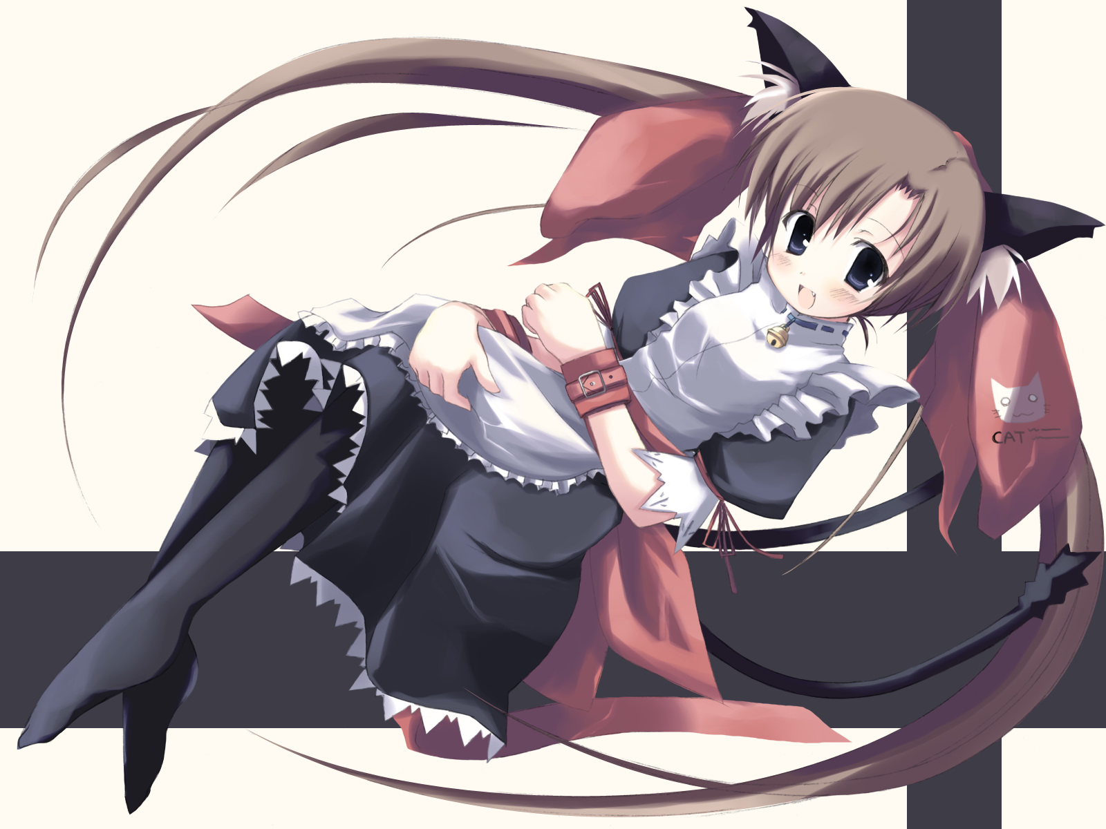 animal_ears, asagiri_kazusa, catgirl, maid, moekan, moekko_company