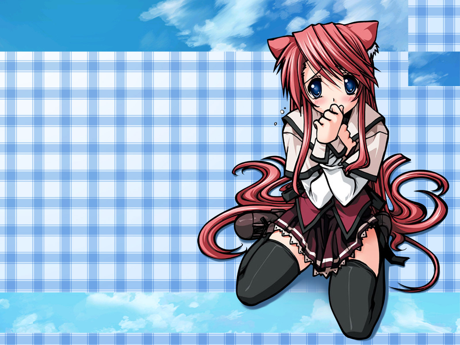all_male, animal_ears, catboy, koisuru_otome_to_shugo_no_tate, male, otoko_no_ko, school_uniform, thighhighs