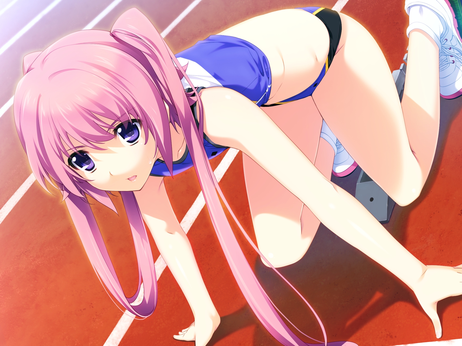 flat_chest, game_cg, iizuki_tasuku, long_hair, lovely_x_cation, lovely_x_cation_2, nirasaki_hinata, pink_hair, twintails