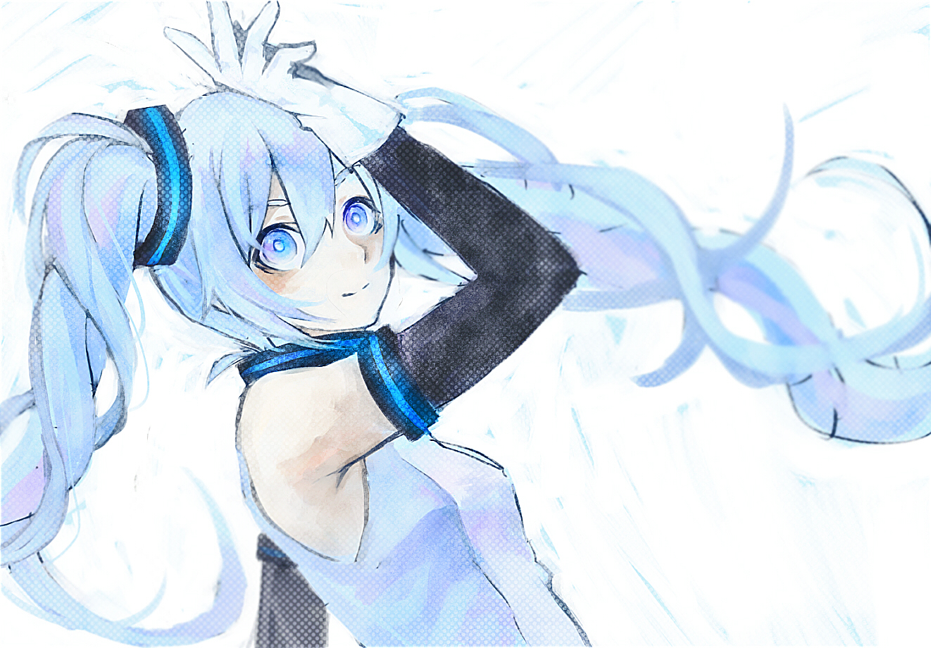 hatsune_miku, vocaloid, zombie_neko