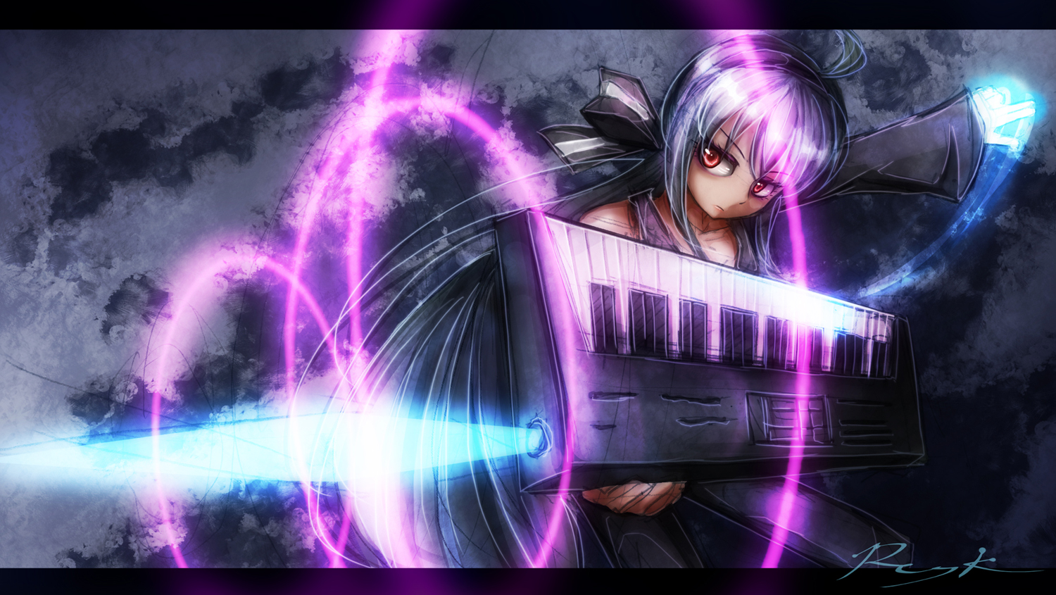 instrument, piano, ray-k, vocaloid, yowane_haku