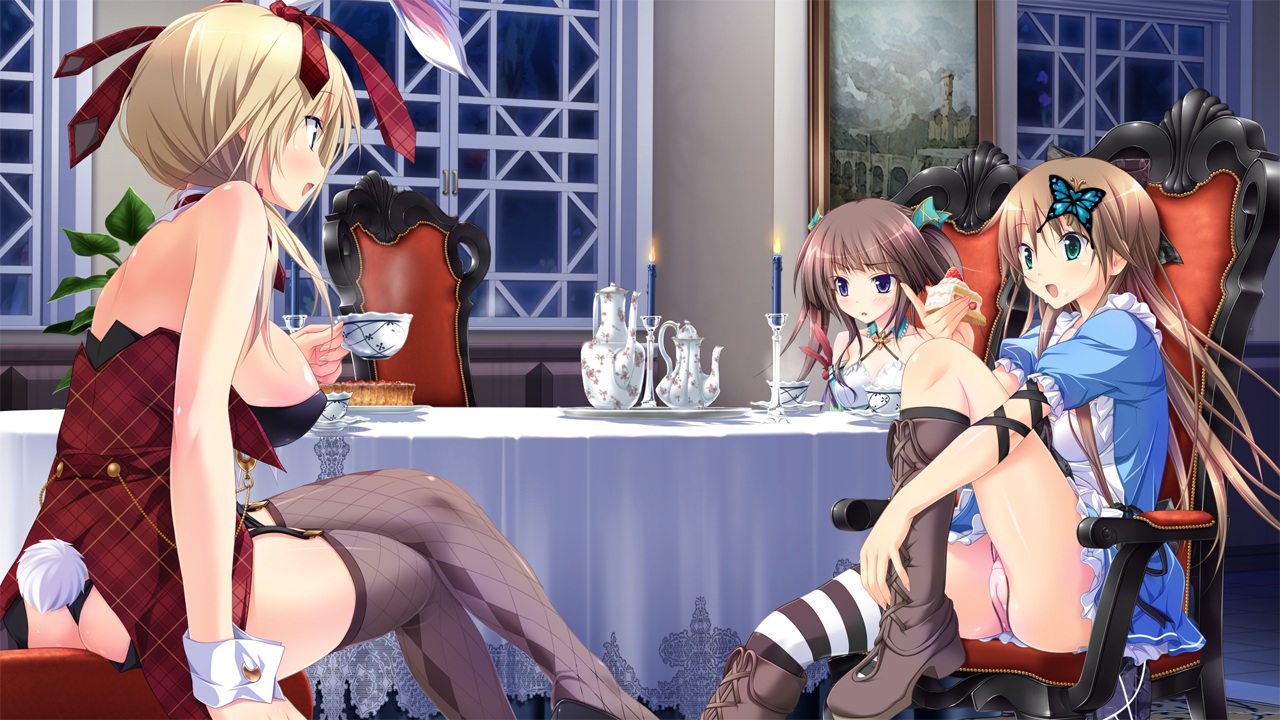 animal_ears, game_cg, hapymaher, hirasaka_keiko, koku, toriumi_arisu, yayoi_b_lutwidge