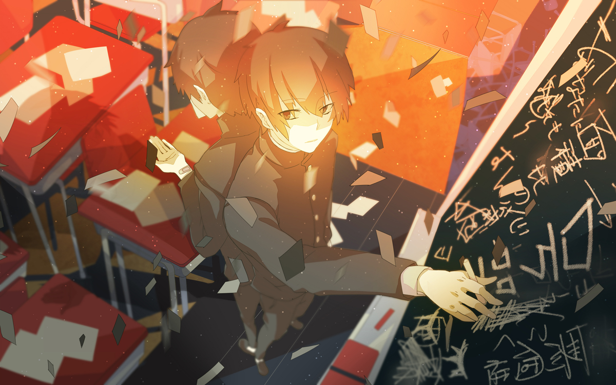 all_male, hoshima, male, paper, vocaloid