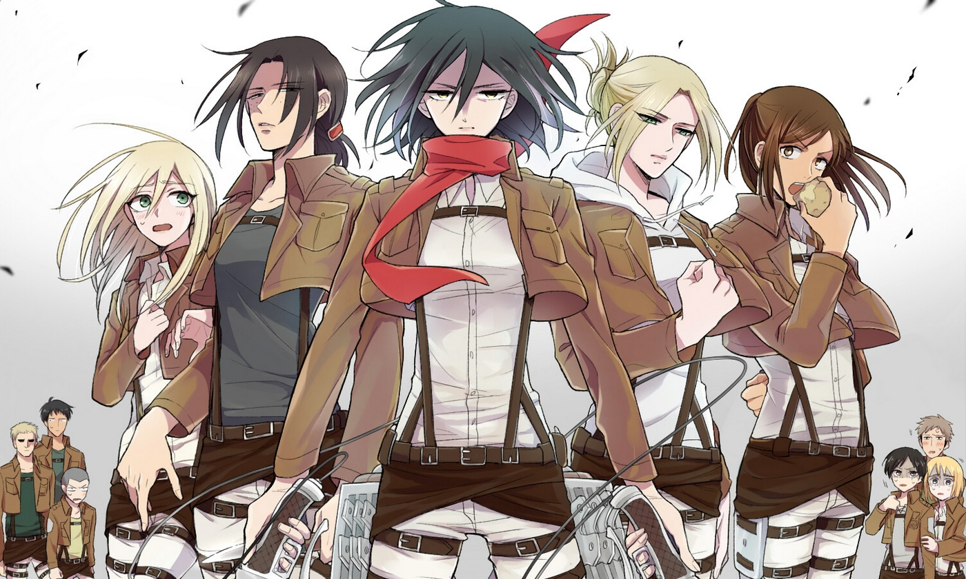 13hbcop, annie_leonhardt, armin_arlert, bertholt_fubar, christa_renz, conny_springer, eren_jaeger, jean_kirchstein, mikasa_ackerman, reiner_braun, sasha_browse, shingeki_no_kyojin, ymir_(shingeki_no_kyojin)