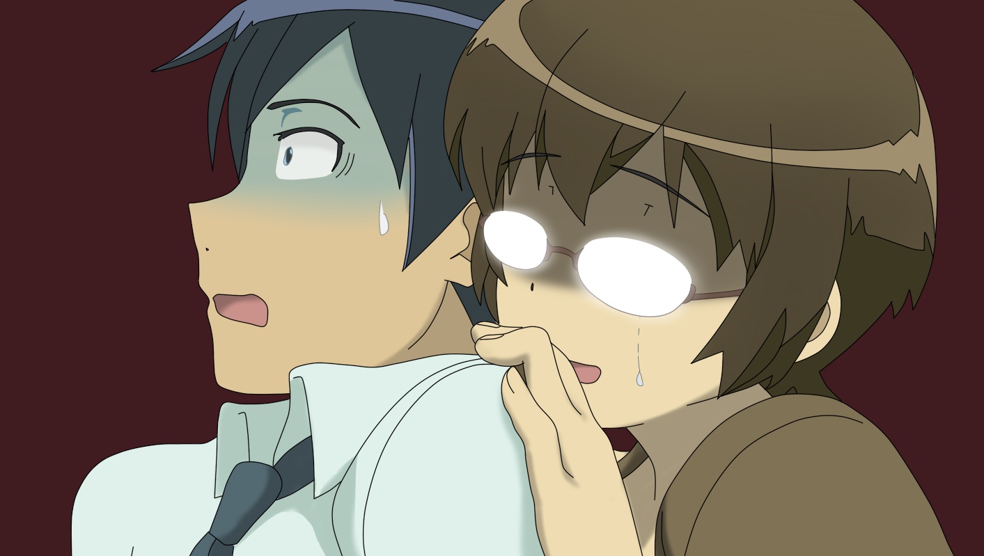 bi_no_ossan, glasses, kousaka_kyousuke, male, ore_no_imouto_ga_konna_ni_kawaii_wake_ga_nai, tagme, tamura_manami