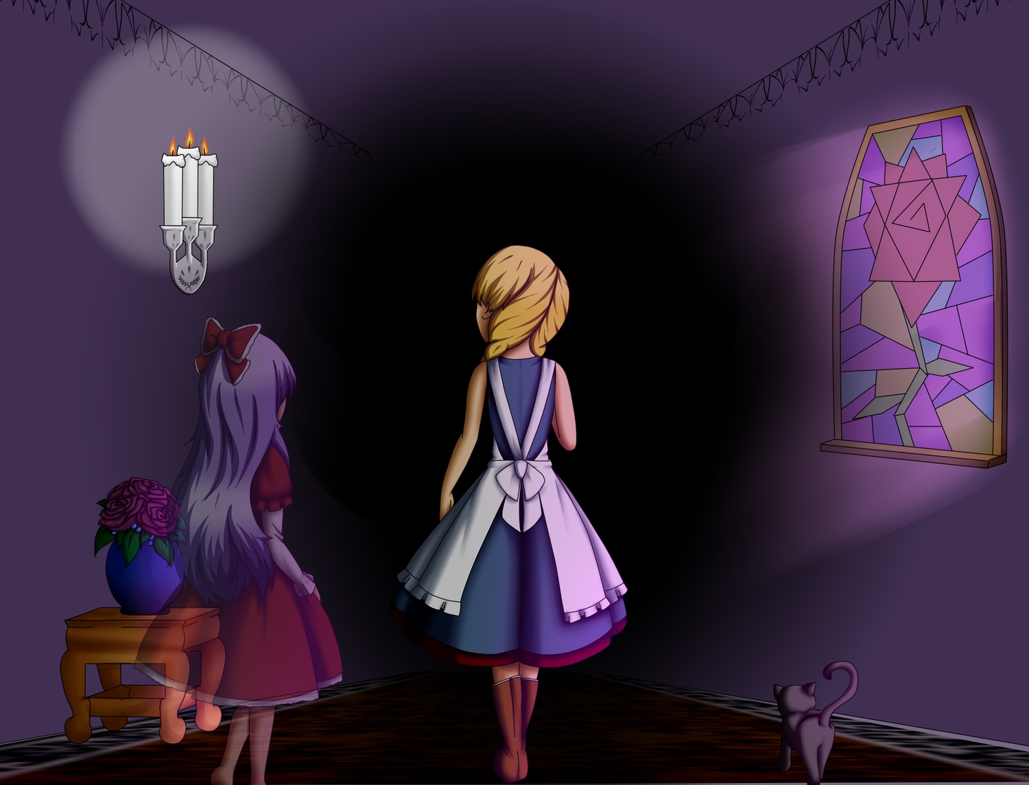ellen_(majo_no_ie), majo_no_ie, tagme, viola_(majo_no_ie)