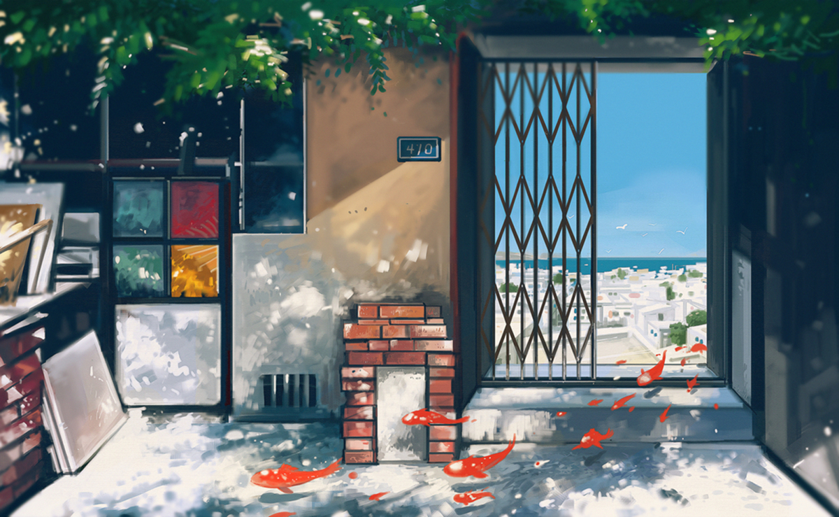 animal, fish, hanasei, original, scenic, summer
