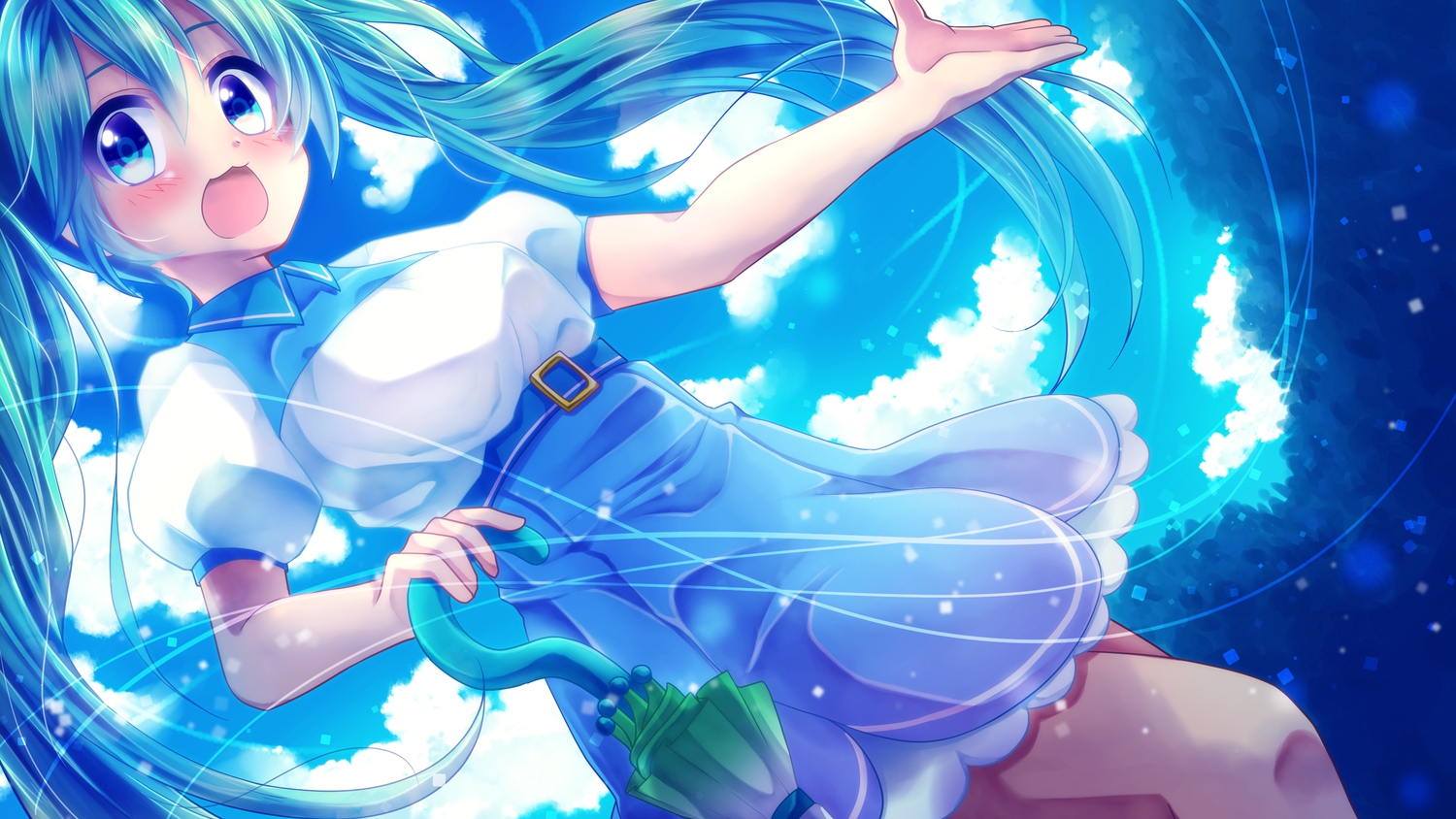hatsune_miku, urara_(sumairuclover), vocaloid