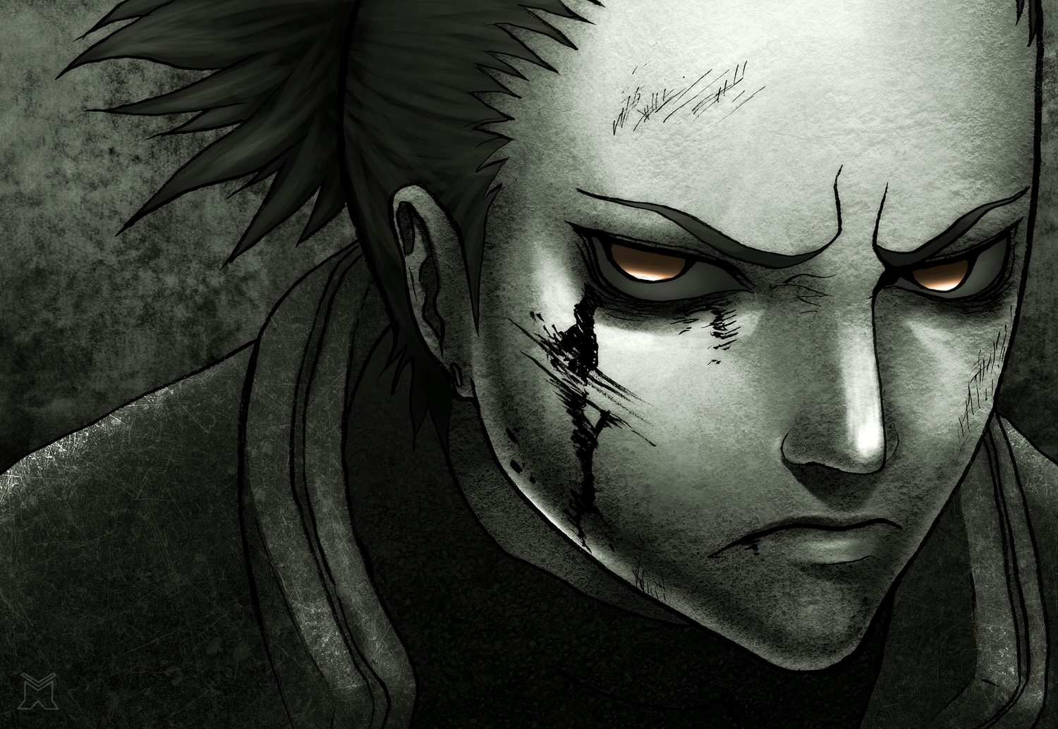 all_male, blood, close, male, nara_shikamaru, naruto, naruto_shippuden, polychromatic