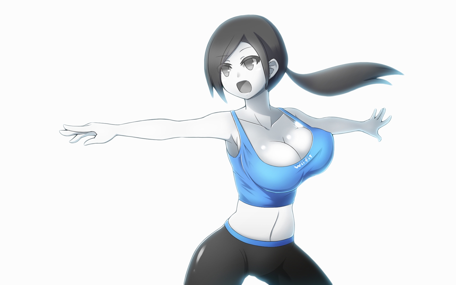 nintendo, trainer_(wii_fit), white, wii_fit