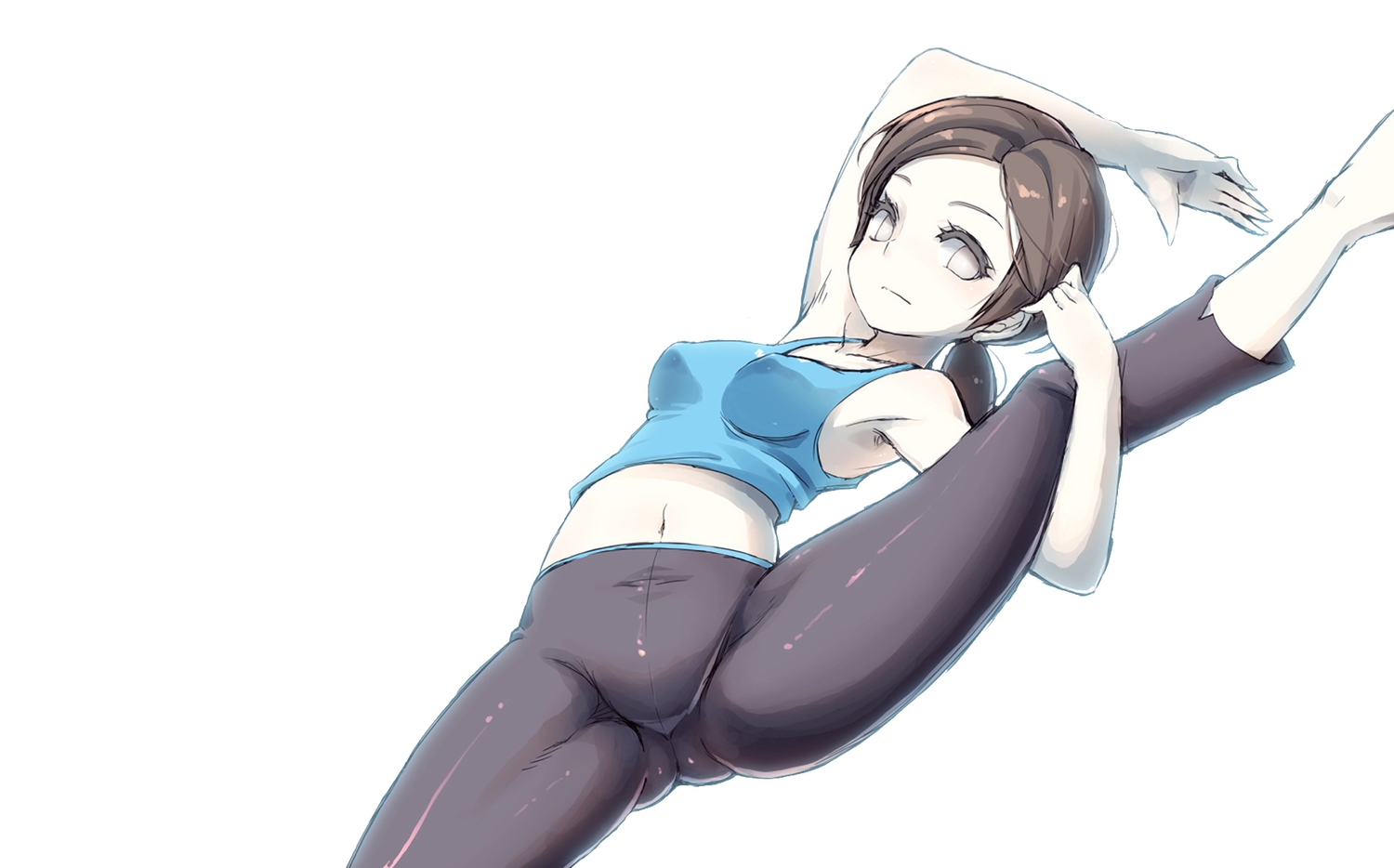 nintendo, spread_legs, tagme, trainer_(wii_fit), white, wii_fit