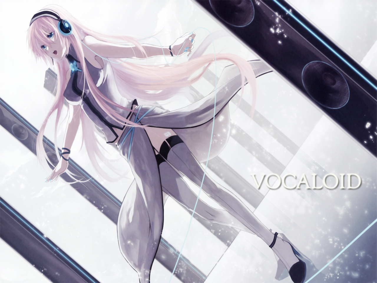 eclairdesigns, megurine_luka, pink, pink_hair, vocaloid