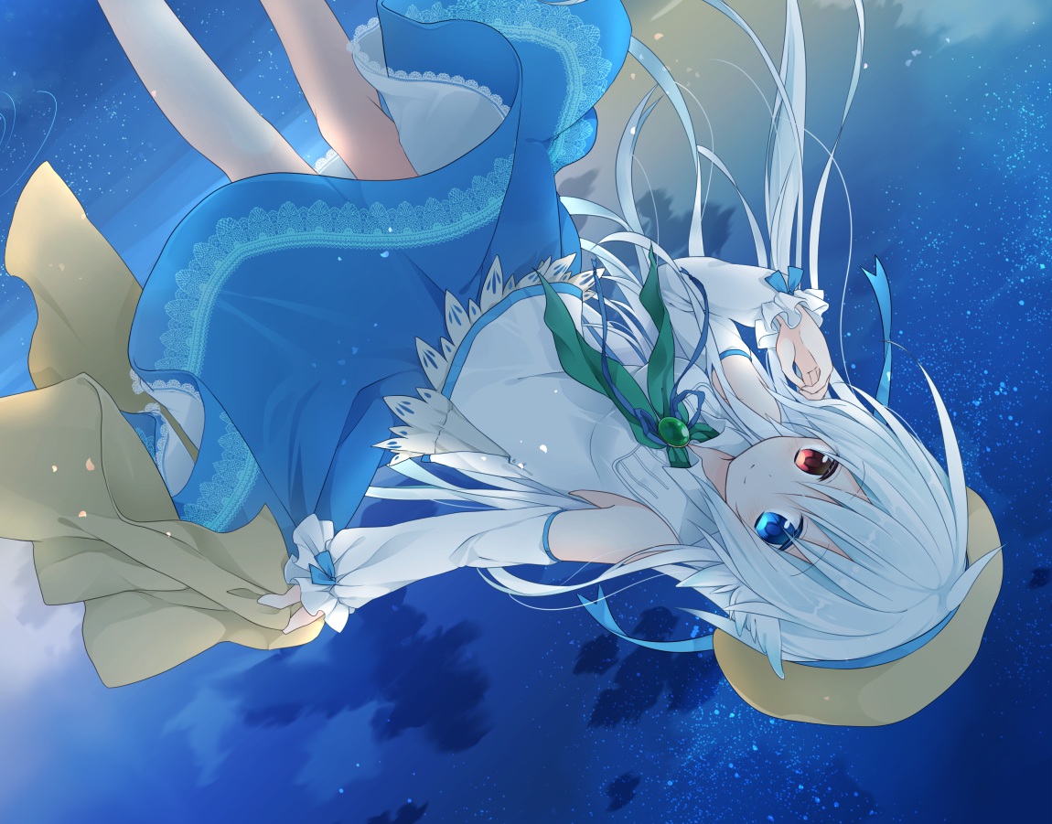 bicolored_eyes, nana_kusun, original, white_hair