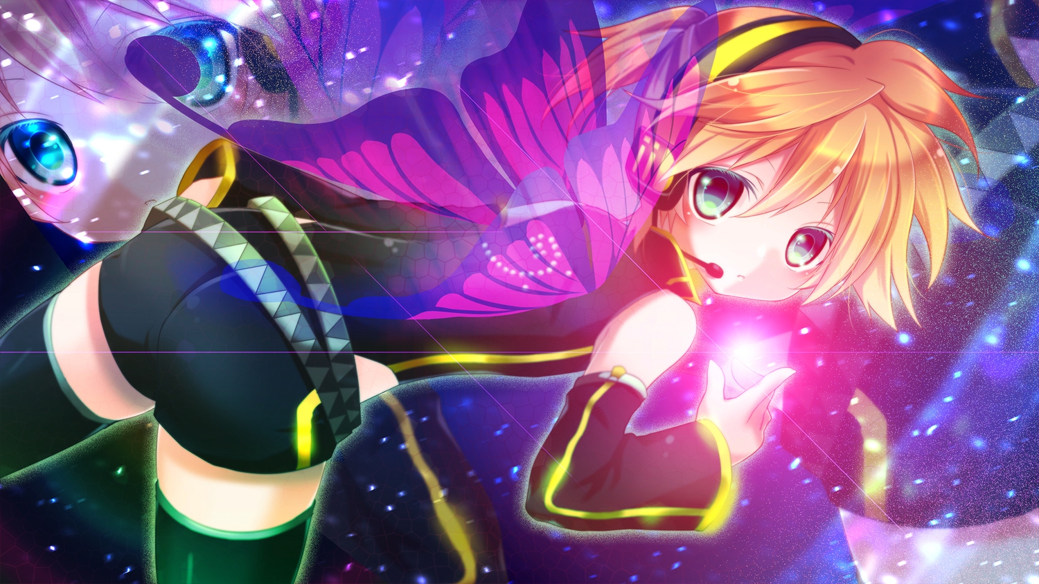 all_male, ass, kagamine_len, male, shinwa, vocaloid, wings
