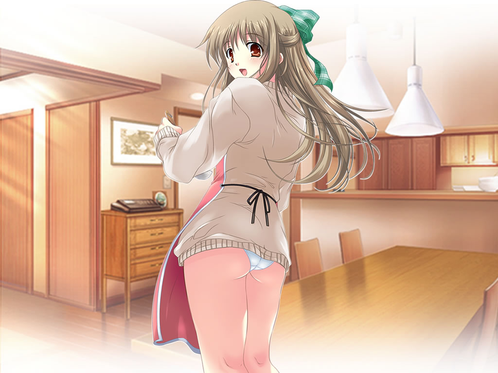 brown_eyes, kanon, kurata_sayuri, long_hair, panties, underwear