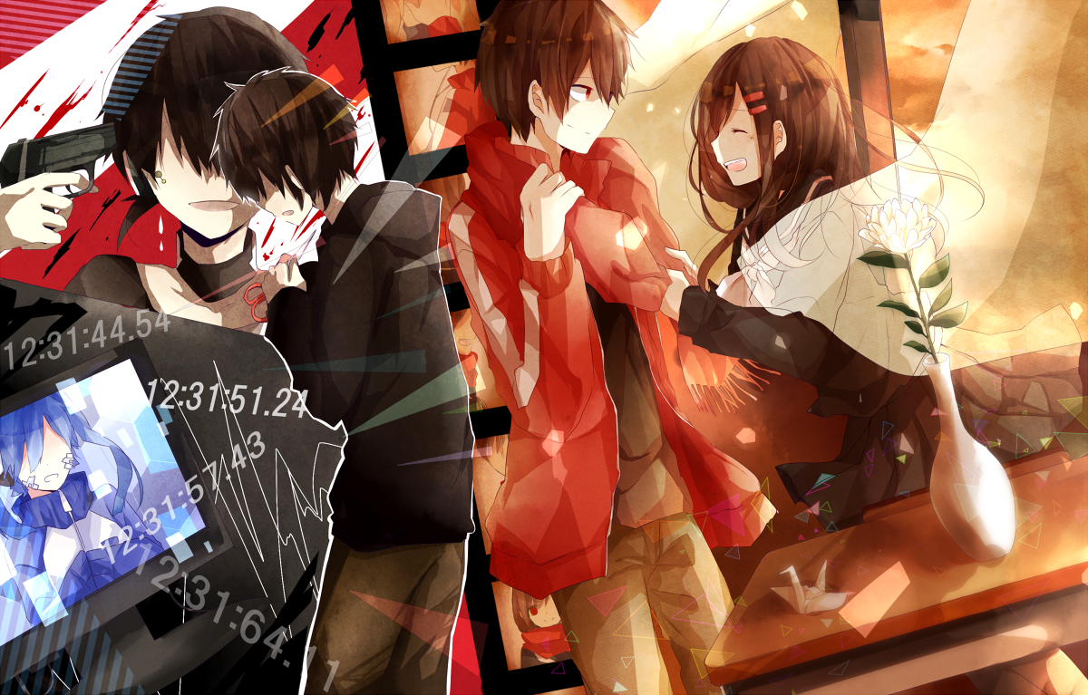 ene_(kagerou_project), kagerou_project, kisaragi_shintaro, lost_time_memory_(vocaloid), tateyama_ayano, vocaloid