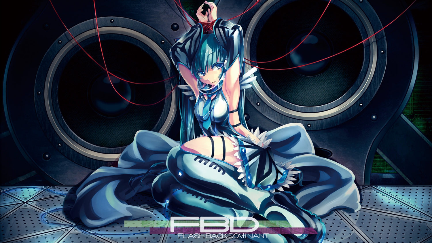bondage, hatsune_miku, k2pudding, vocaloid