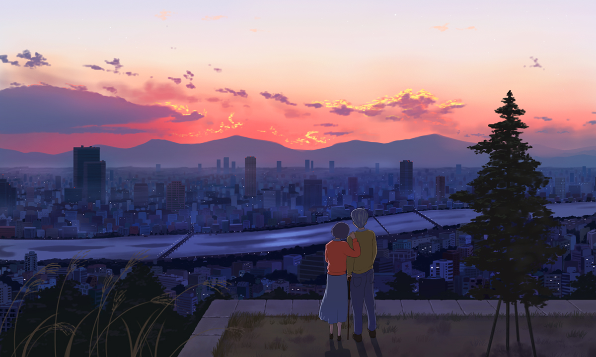 building, city, clouds, nauimusuka, rooftop, scenic, sky, tree