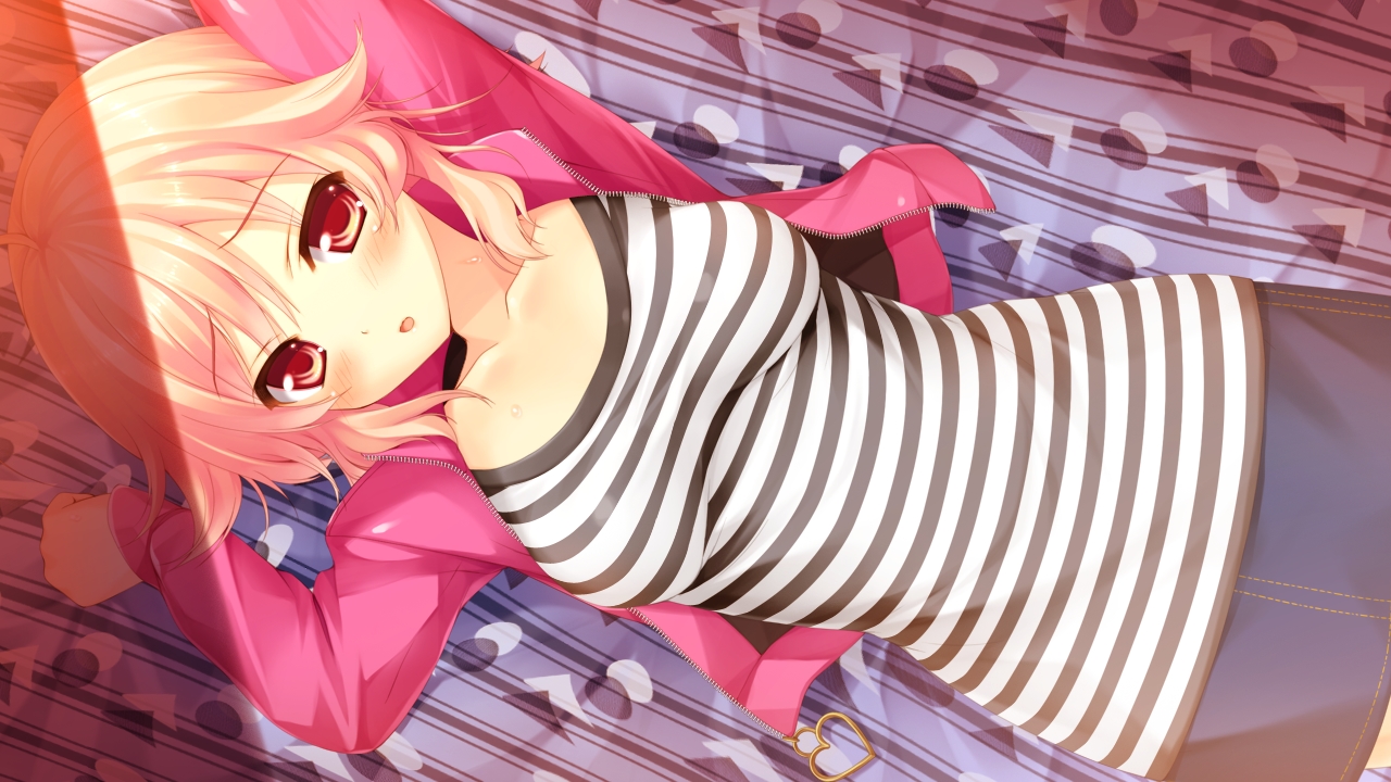 chris_crawford, game_cg, hoshi_no_ne_sanctuary, marmalade, naruse_hirofumi, pink_hair, red_eyes, short_hair