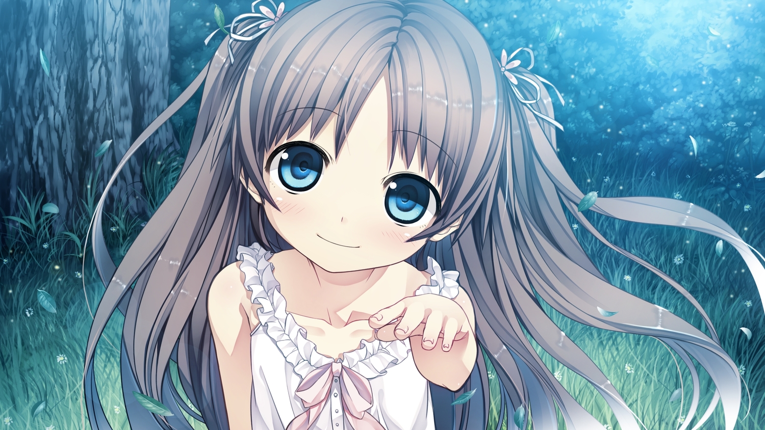 blue_eyes, blush, brown_hair, cura, flat_chest, game_cg, loli, long_hair