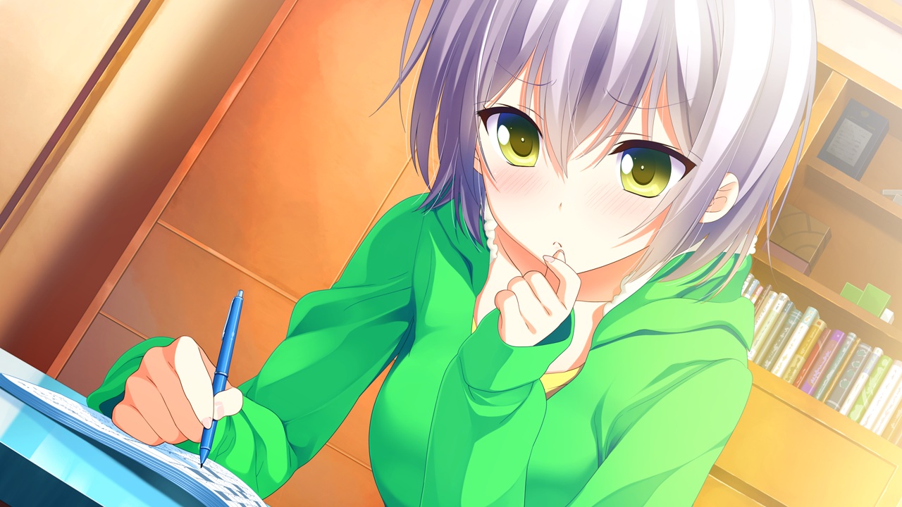 game_cg, green_eyes, ichiban_janakya_dame_desu_ka?, nanase_meruchi, rosebleu, shijou_sango, short_hair