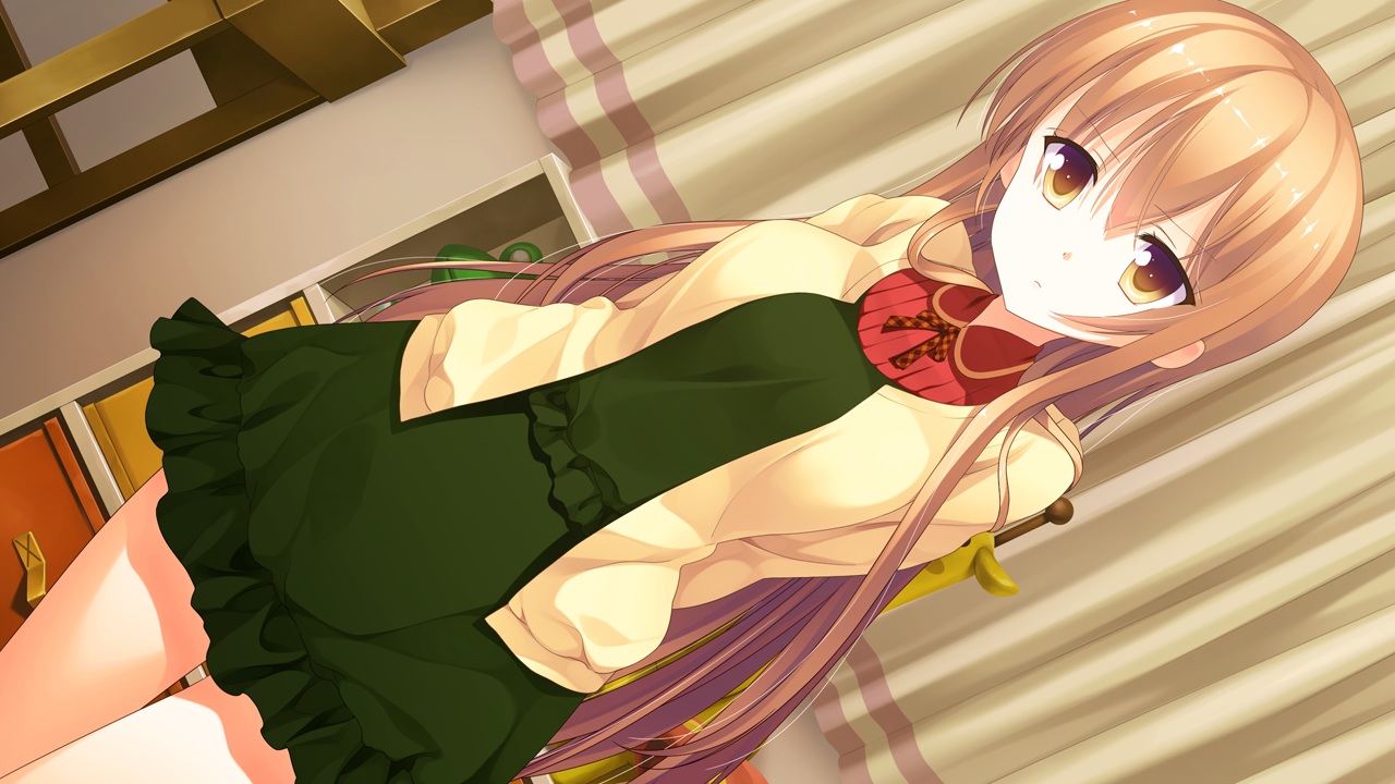 blonde_hair, dress, futaba_hisui, game_cg, ichiban_janakya_dame_desu_ka?, long_hair, nanase_meruchi, rosebleu