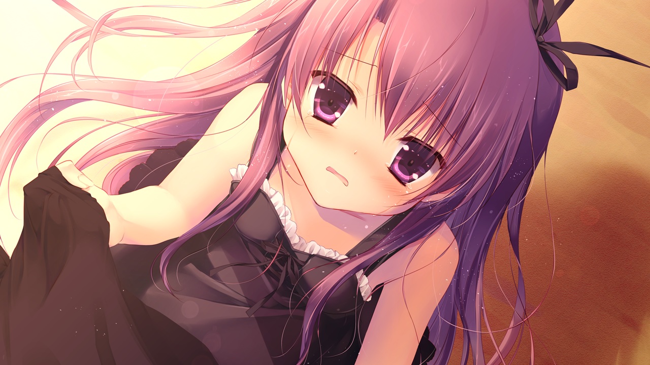 blush, dress, fuyutsuki_shigure, game_cg, izayoi_no_fortuna, lapis_lazuli_(company), long_hair, miyasaka_miyu