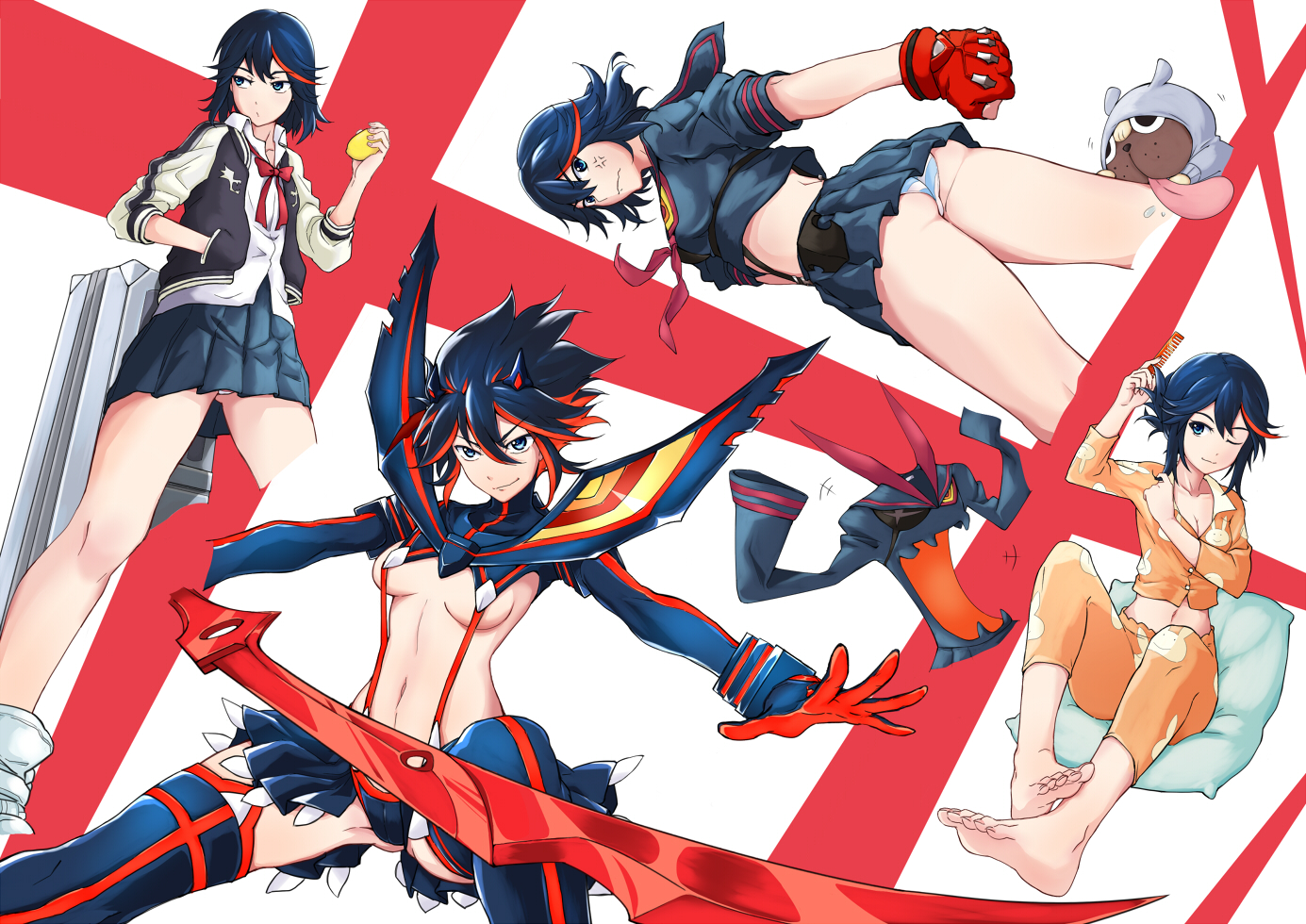 kill_la_kill, matoi_ryuuko, sanada_(tony2035176), senketsu