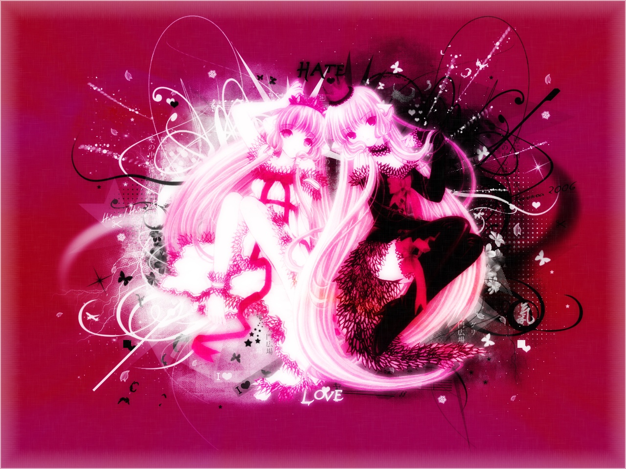 chii, chobits, clamp, elda, freya