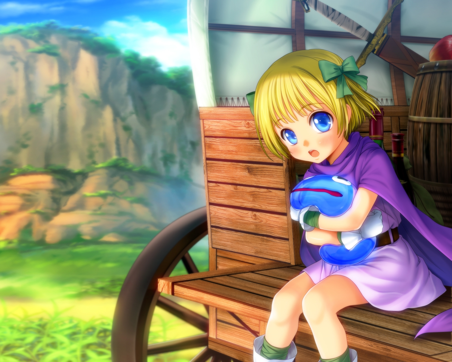 bianca's_daughter, blonde_hair, blue_eyes, dragon_quest, loli, moonknives