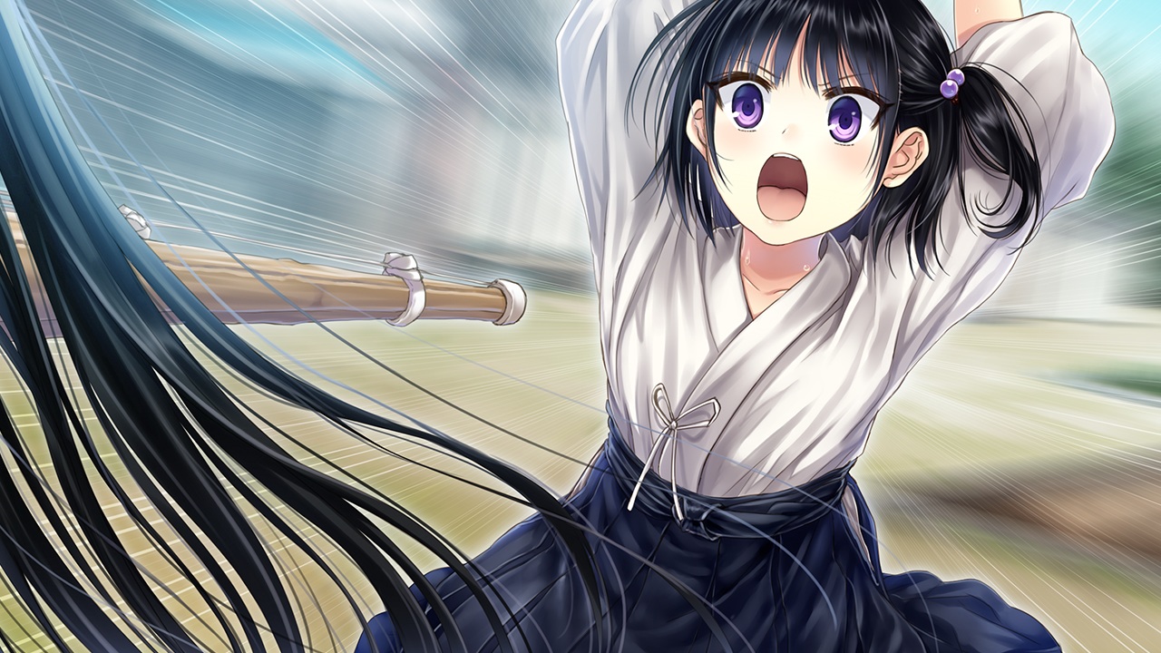ayame_no_machi_to_ohimesama, black_hair, furukawa_himeko, game_cg, japanese_clothes, kazuharu_kina, more_(company), purple_eyes