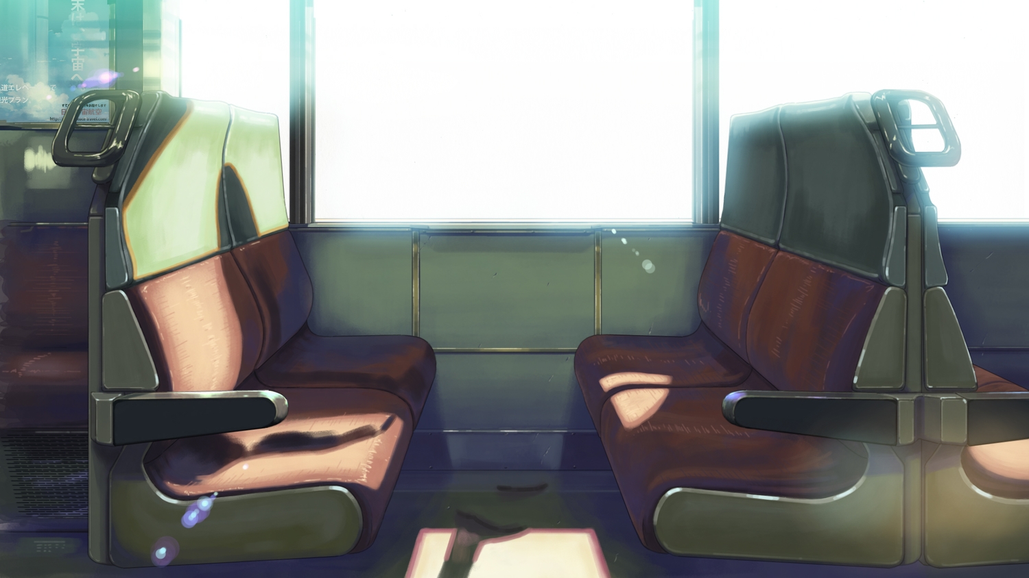 isai_shizuka, no_humans, original, scenic, train