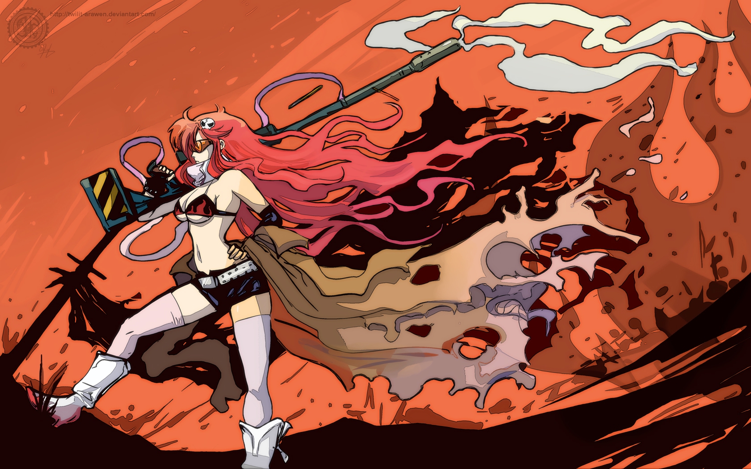 jay_phenrix, tengen_toppa_gurren_lagann, watermark, yoko_littner
