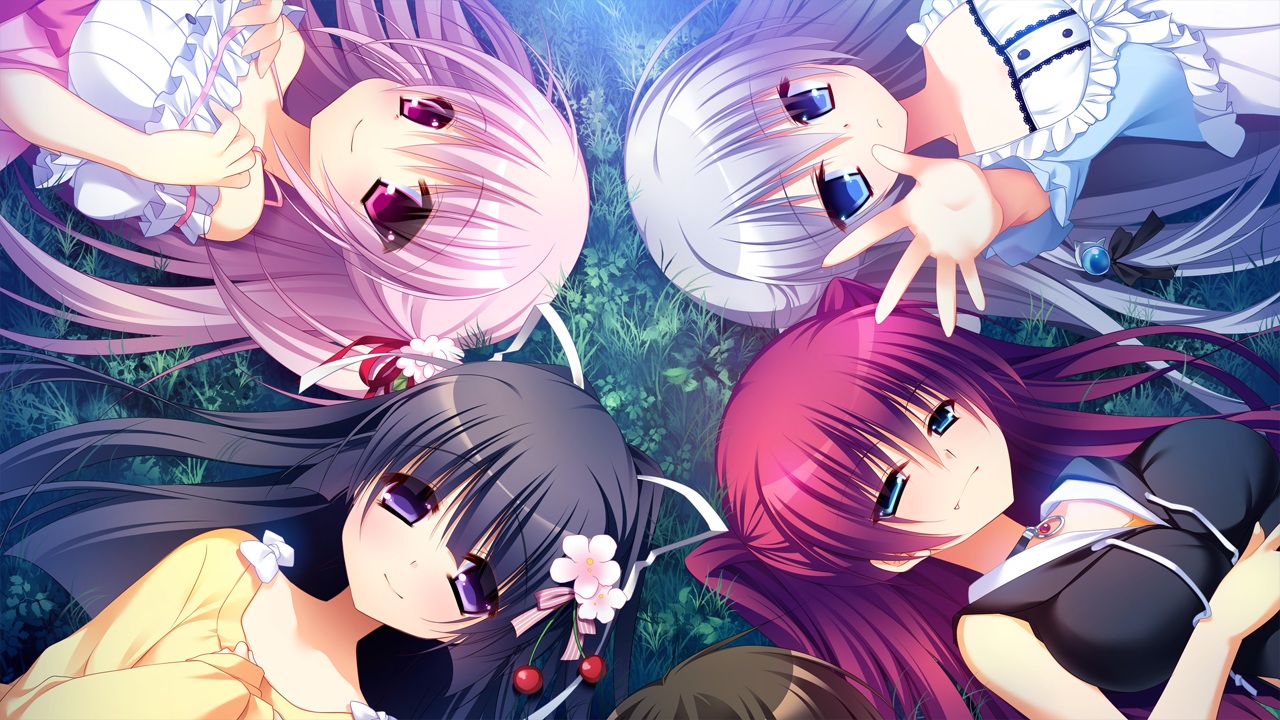 ayashiro_kagari, black_hair, blue_eyes, front_wing, game_cg, group, innocent_girl, long_hair