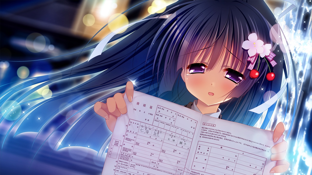 black_hair, front_wing, game_cg, innocent_girl, long_hair, nanaca_mai, nanami_hinako, purple_eyes