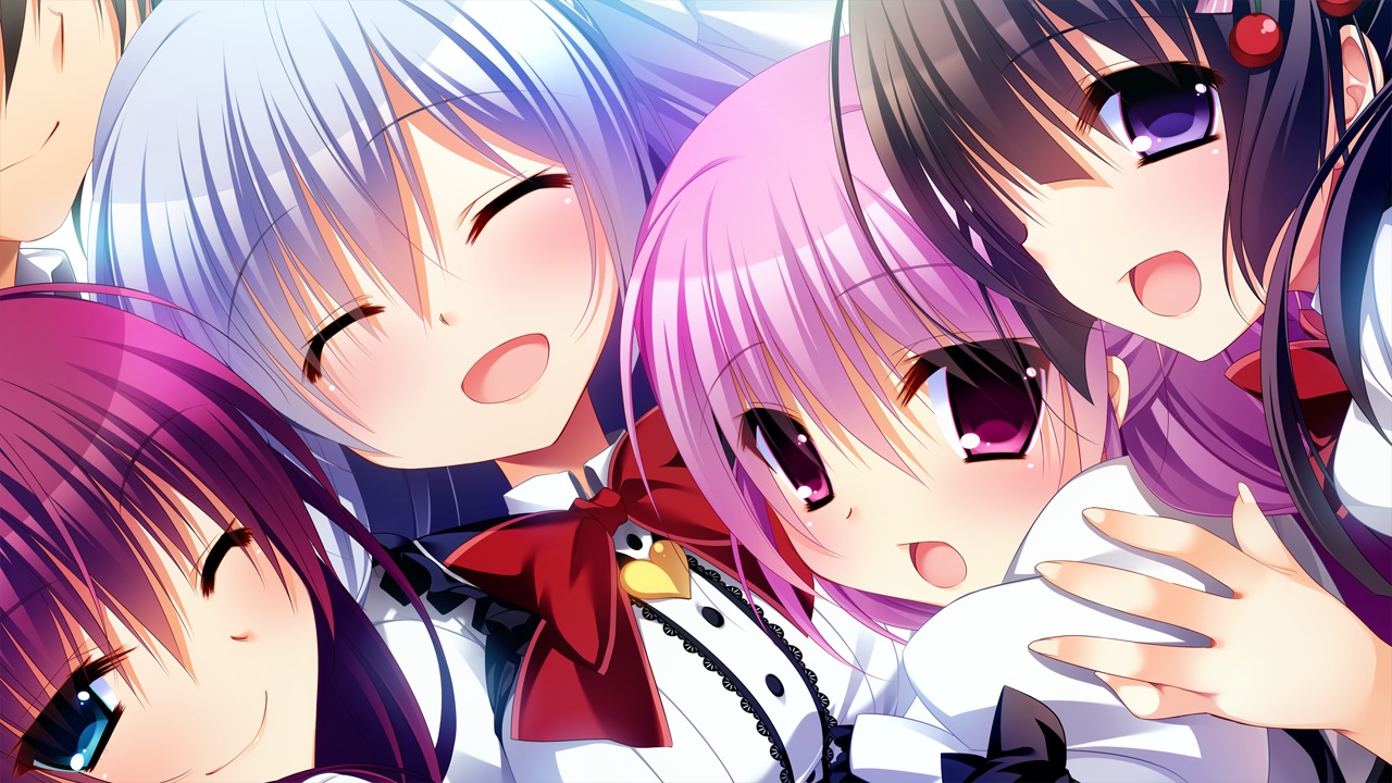 ayashiro_kagari, bow, front_wing, game_cg, innocent_girl, midou_konoka, nanaca_mai, nanami_hinako