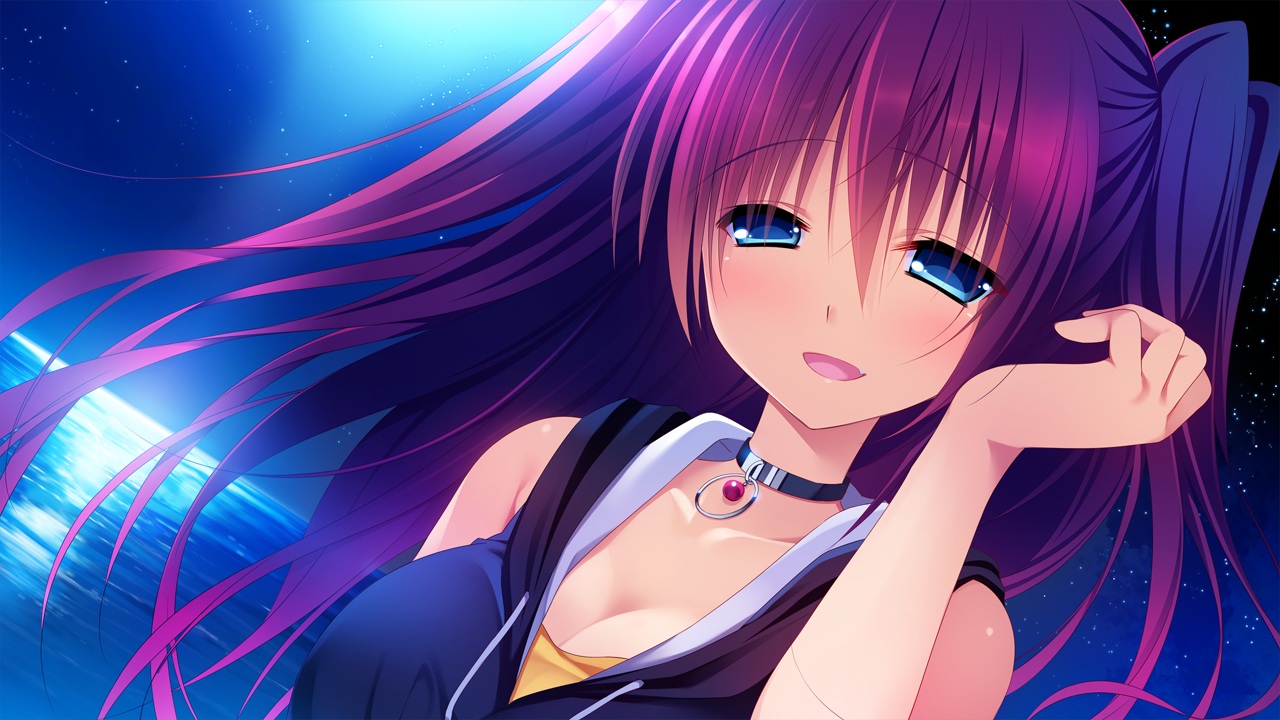 blue_eyes, front_wing, game_cg, innocent_girl, long_hair, nanaca_mai, night, ousaka_kanae