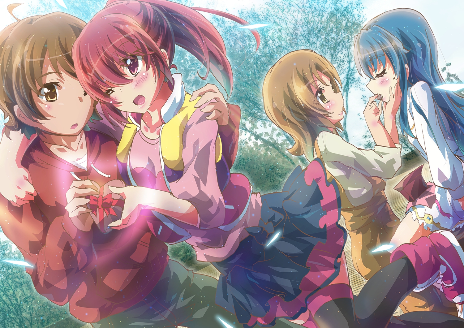 aino_megumi, happinesscharge_precure!, inoshishi, oomori_yuuko, precure, sagara_seiji, shirayuki_hime, valentine
